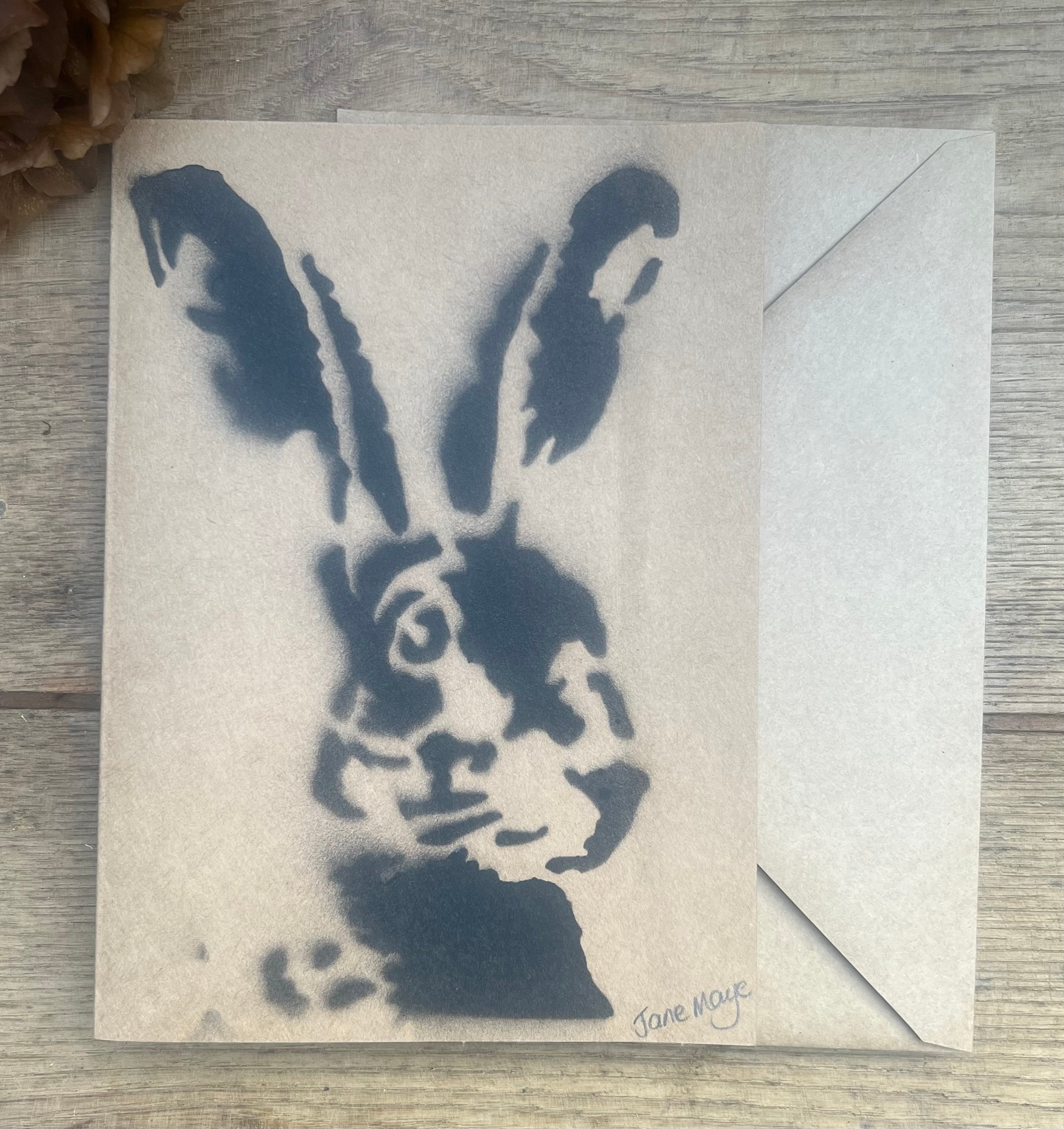 Woodland Hare | Handmade Greeting Card (Copy)