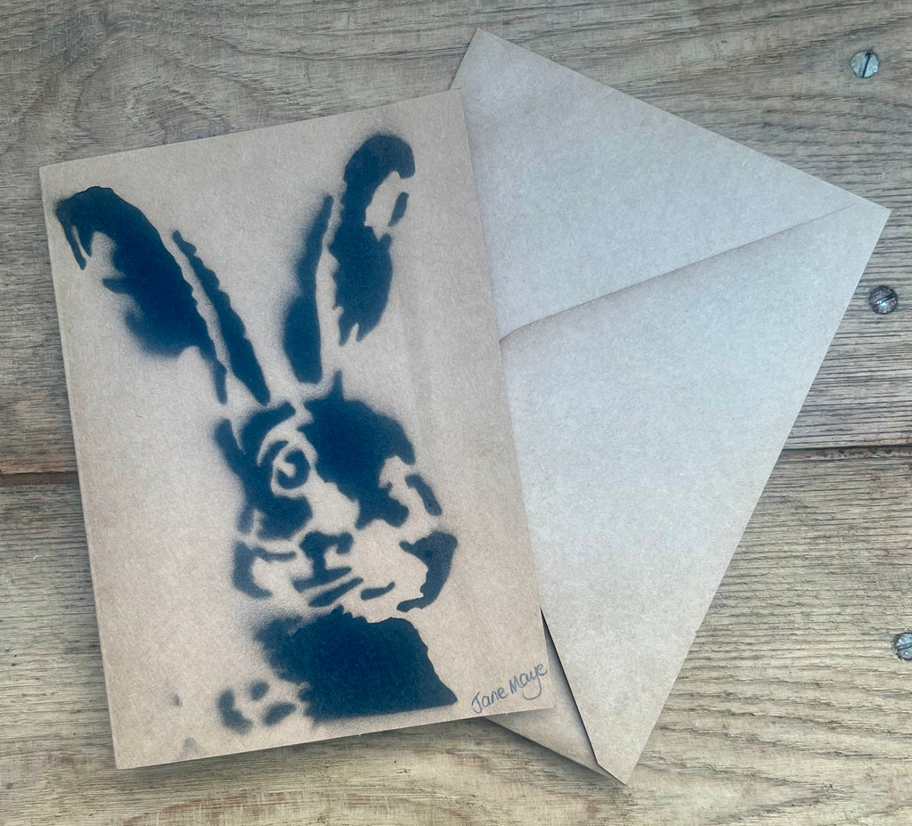 Woodland Hare | Handmade Greeting Card (Copy)