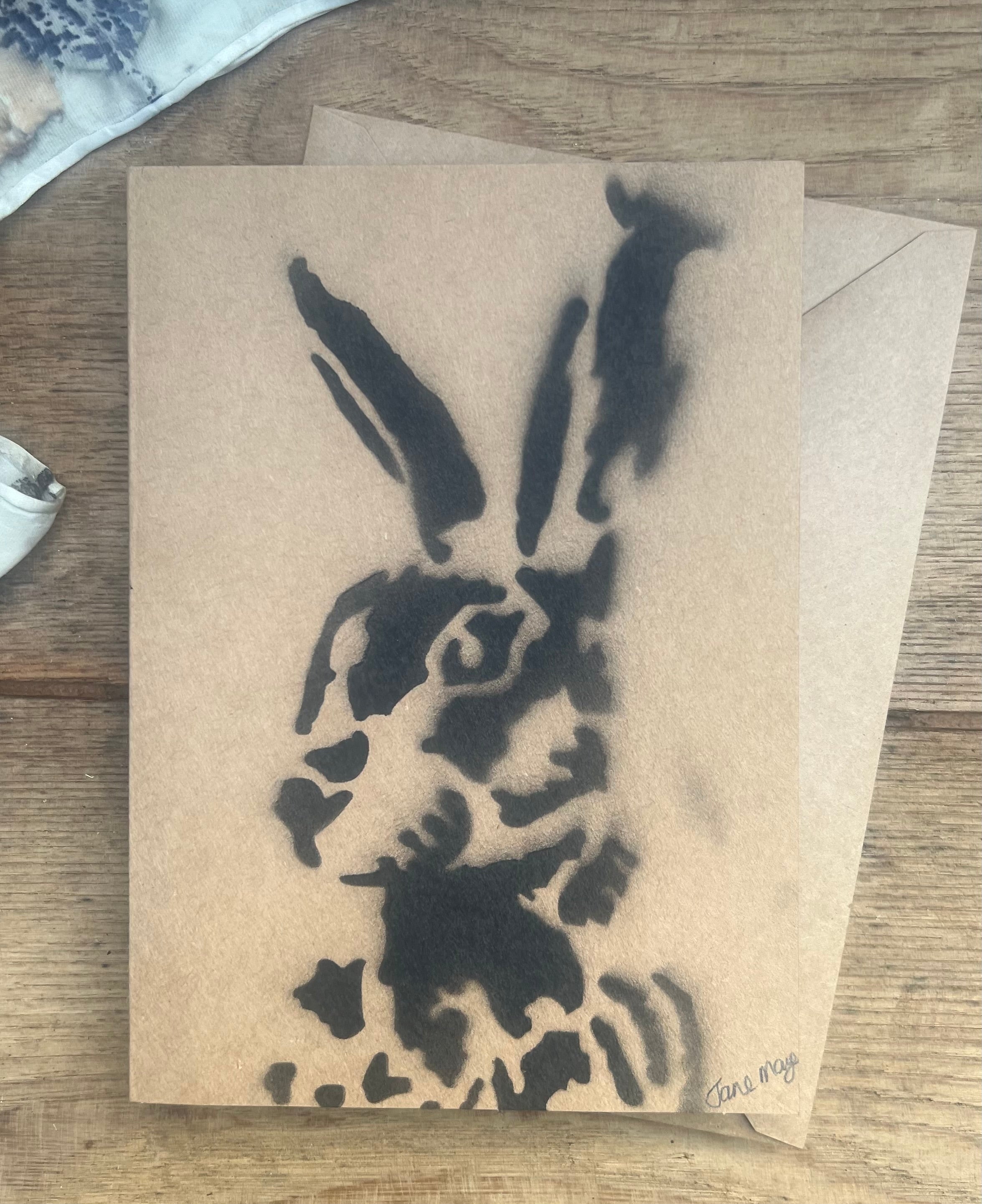 Woodland Hare | Handmade Greeting Card