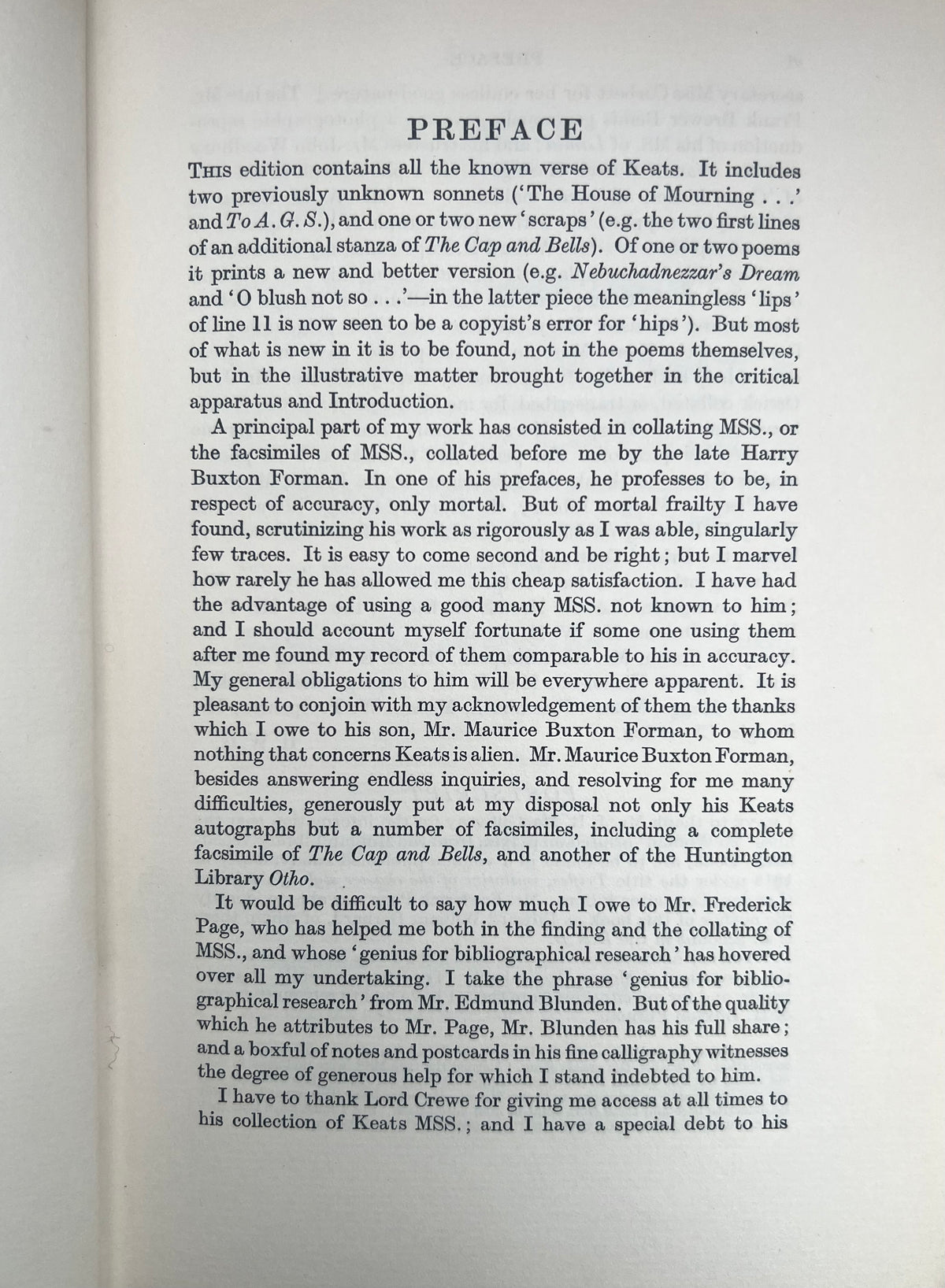 The Poetical Works of John Keats — 1939 Oxford Edition with Handwritten Poetry & Original Dust Jacket