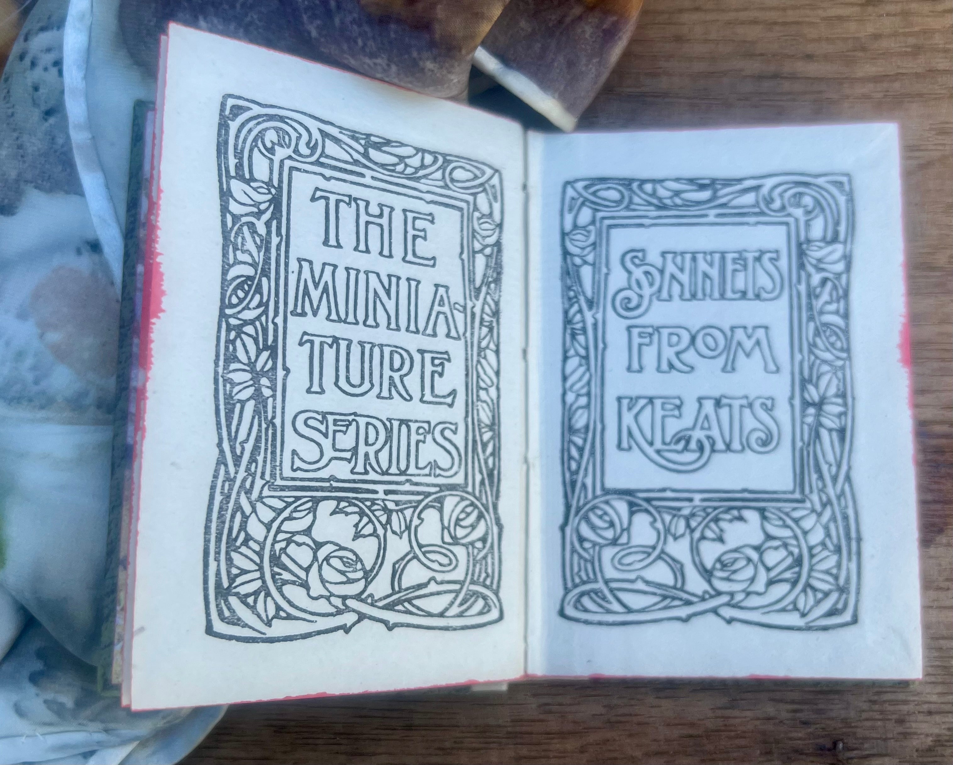 Sonnets of Keats - Waverley Miniature Series, Edwardian Pocket Edition, c.1900s-1910s