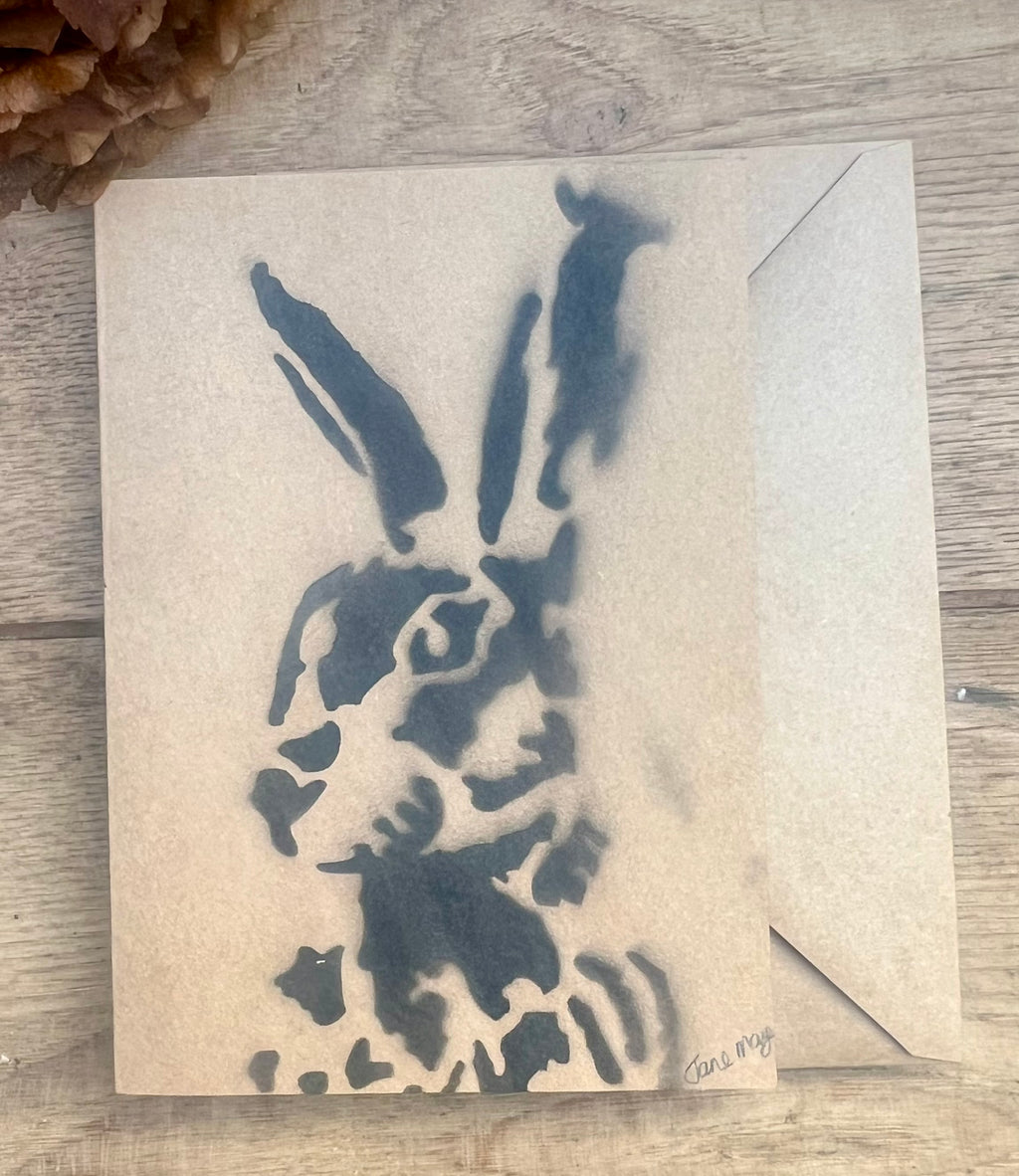 Woodland Hare | Handmade Greeting Card