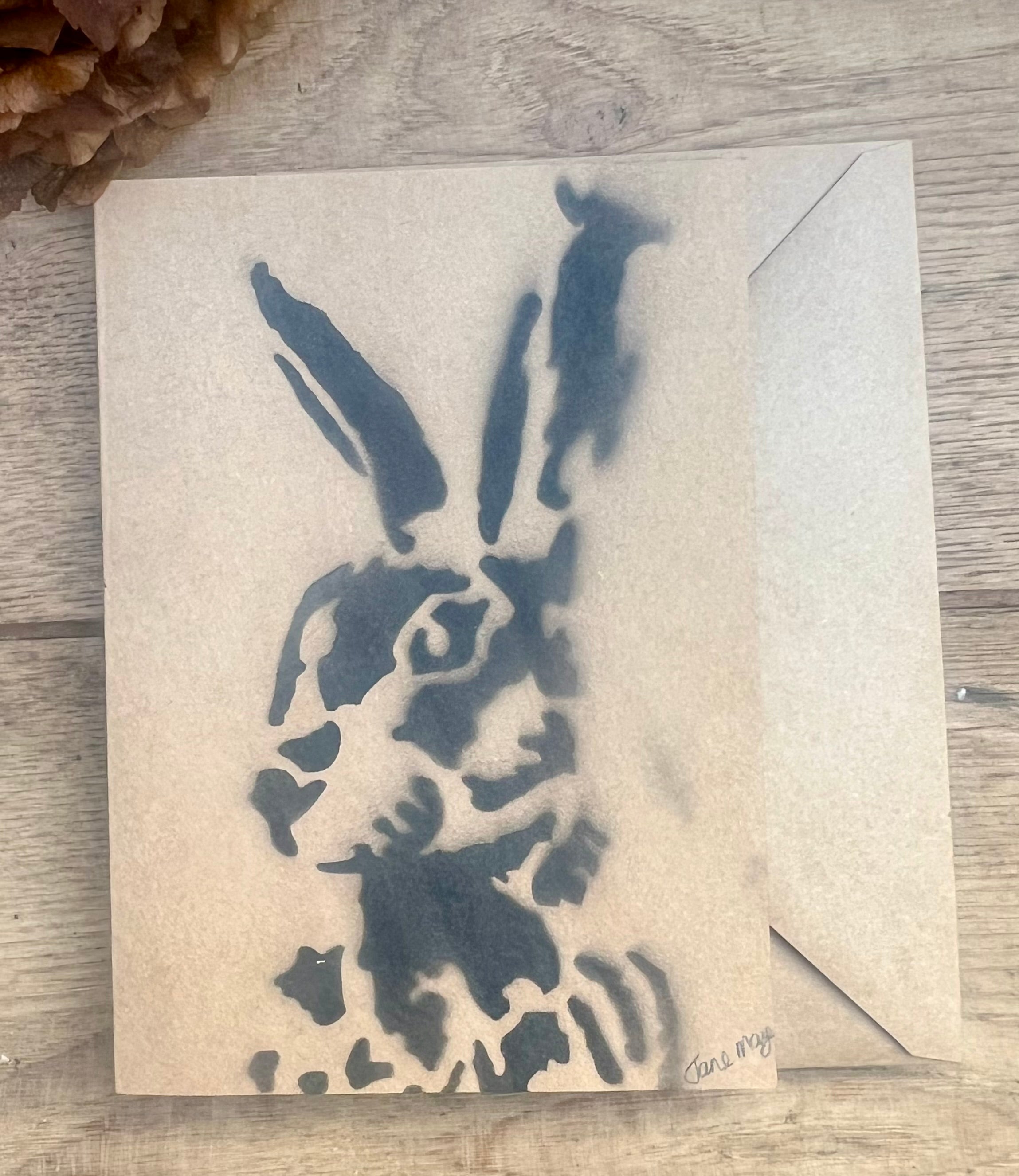 Woodland Hare | Handmade Greeting Card