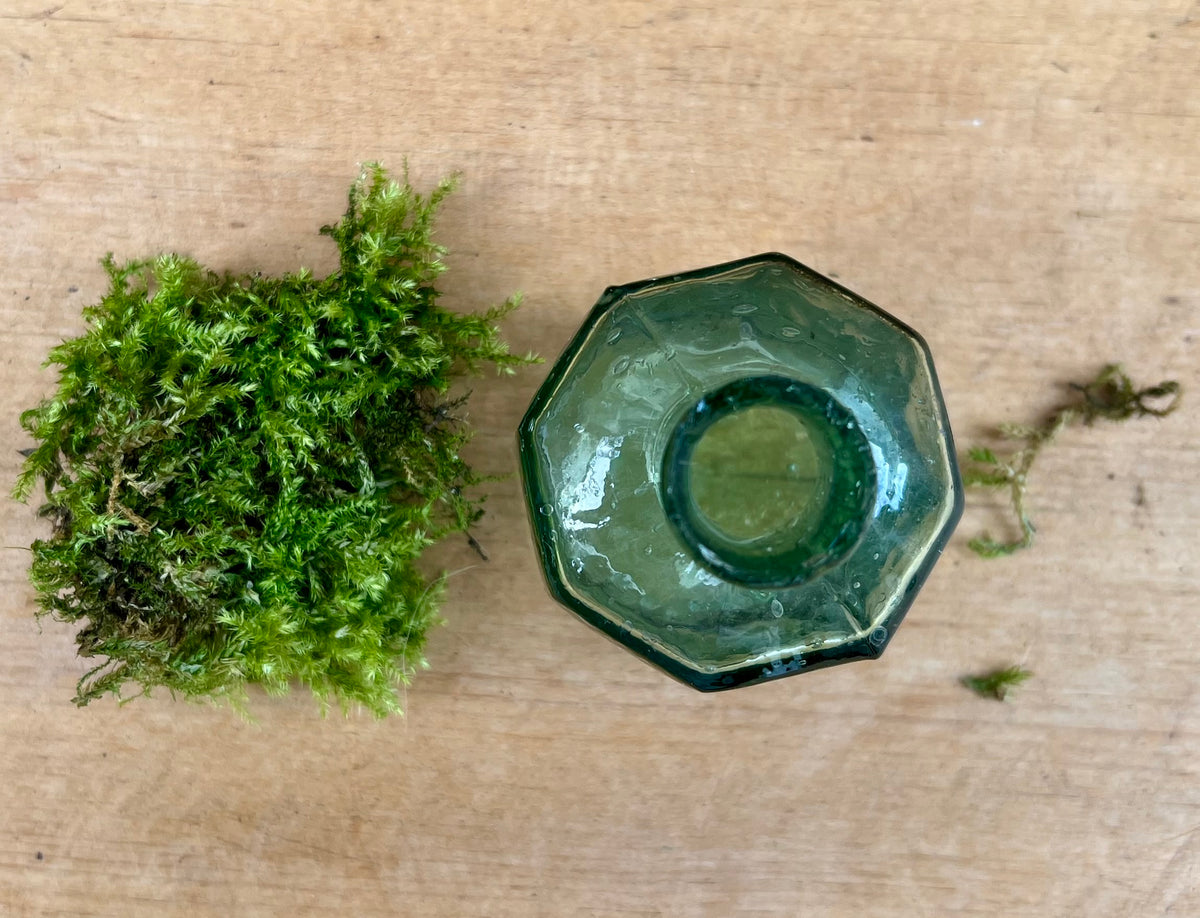 Little Antique Green Glass Inkwell – A Little Vessel with a Past