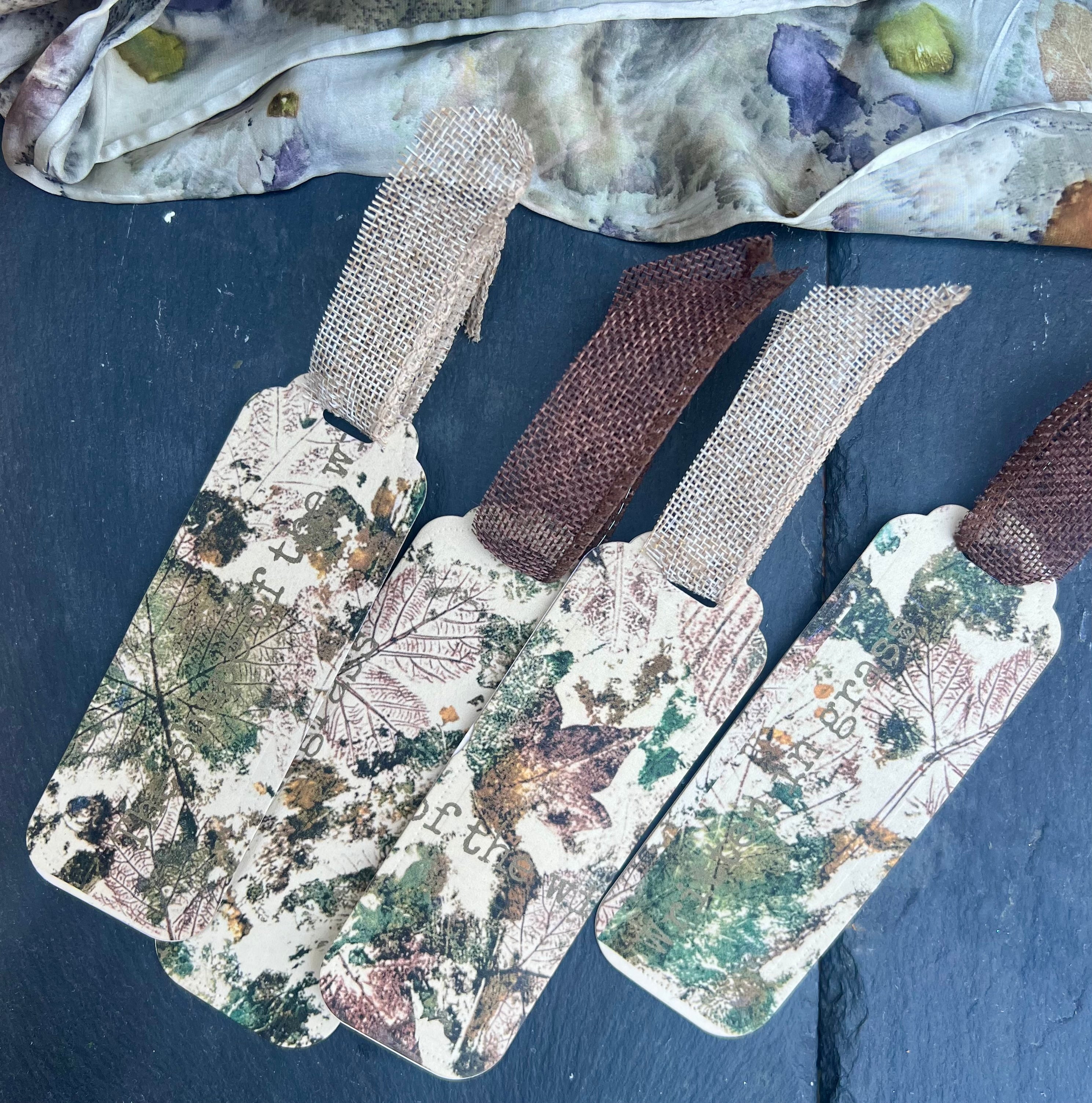 Woodland Collection - Set of 4 Botanical Bookmarks