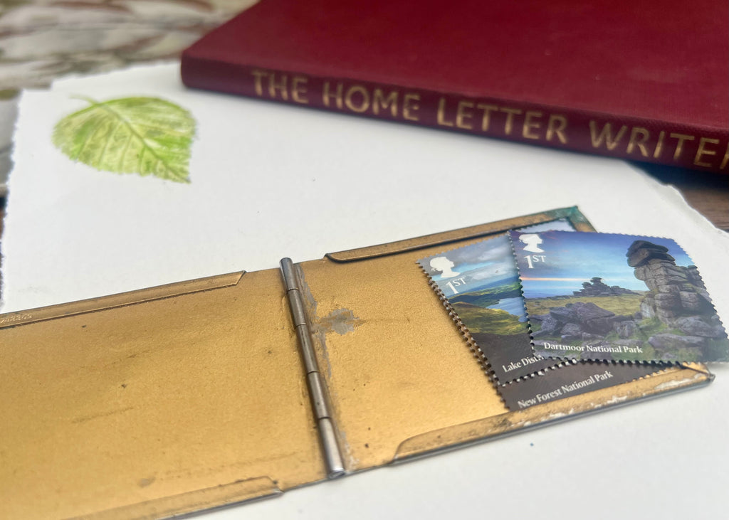 Botanical Letter Writing Set | Vintage Book & Handmade Stationery Gift