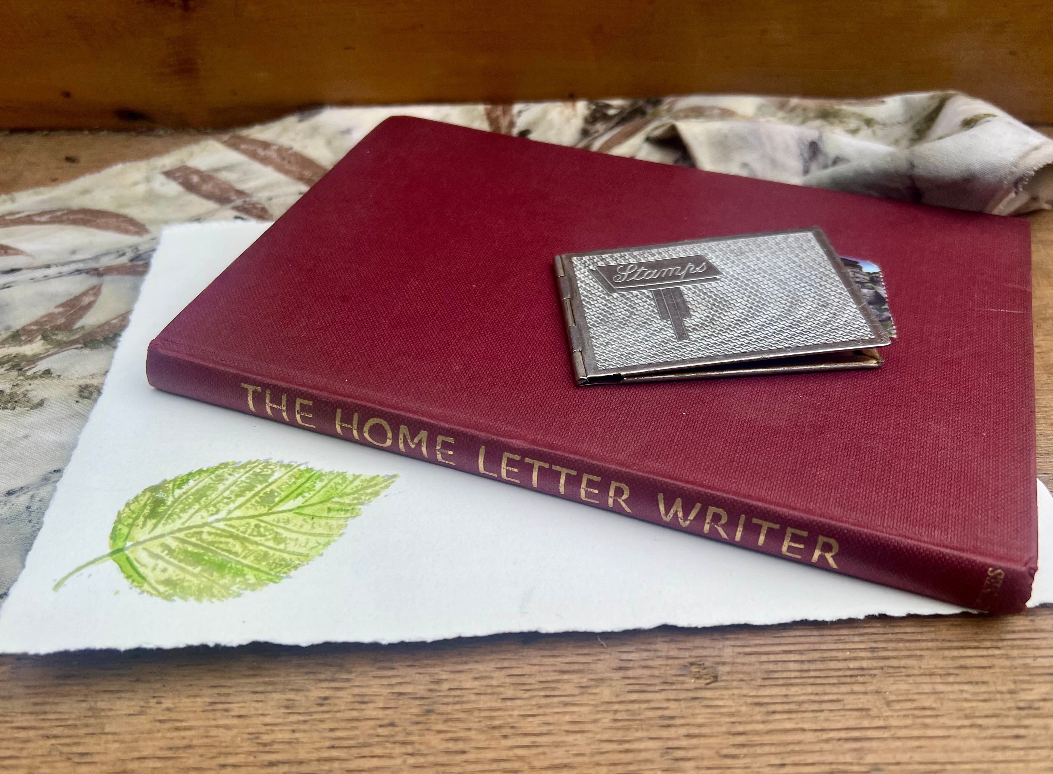 Botanical Letter Writing Set | Vintage Book & Handmade Stationery Gift
