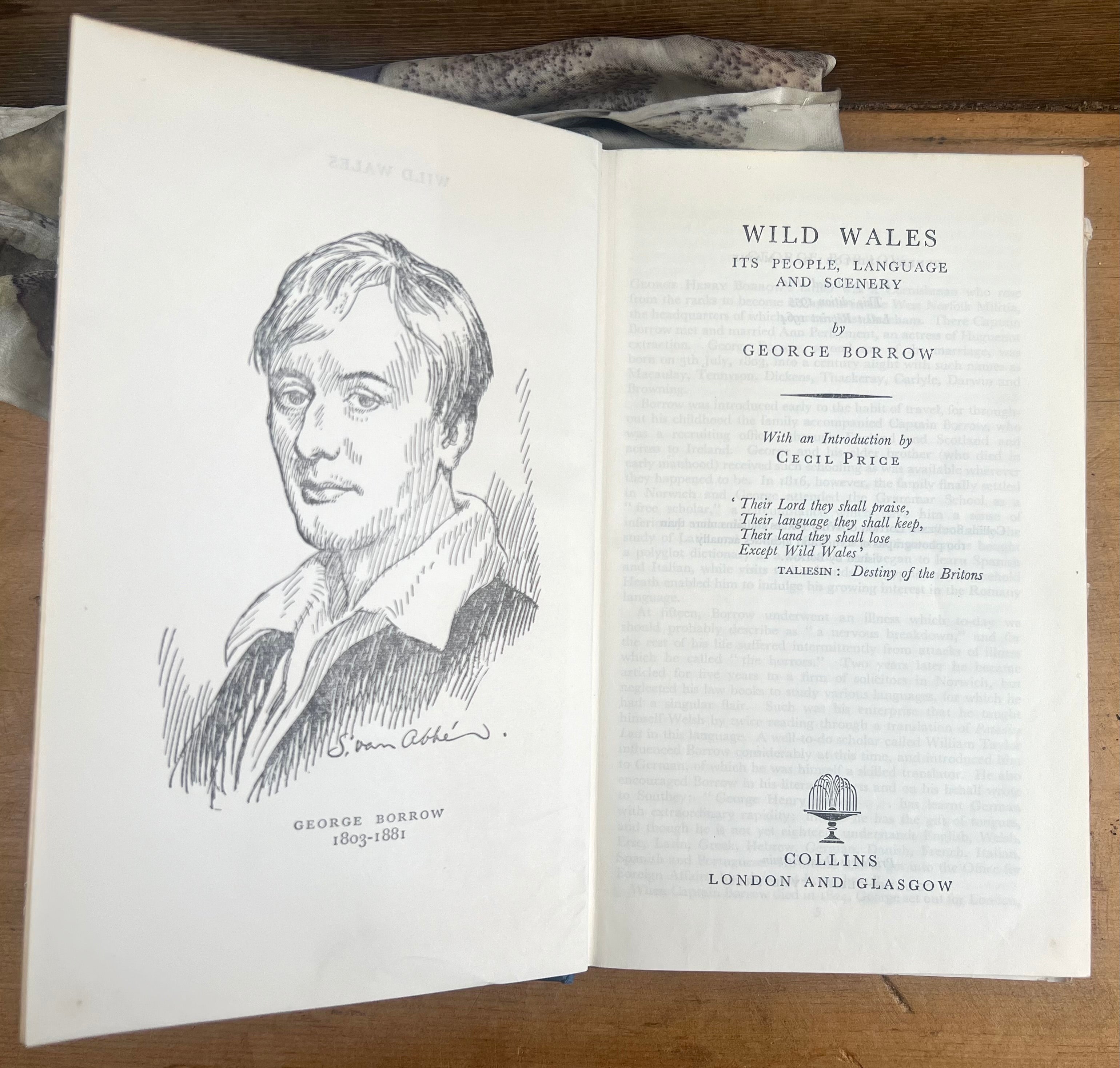 Wild Wales - George Borrow, Collins Souvenir Edition, 1964 Reprint
