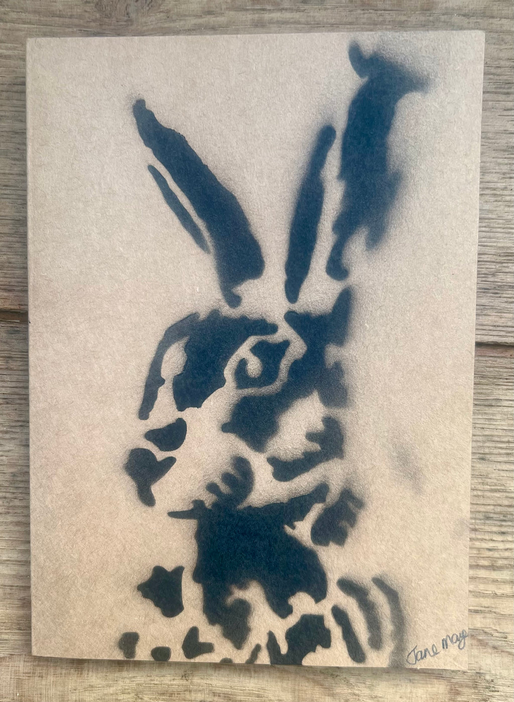 Woodland Hare | Handmade Greeting Card