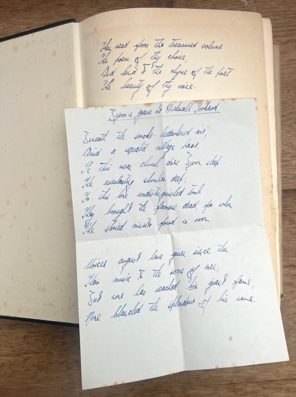 The Poetical Works of John Keats — 1939 Oxford Edition with Handwritten Poetry & Original Dust Jacket